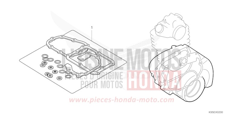 GASKET KIT B for CRF250R EXTREME RED (R292) from 2022