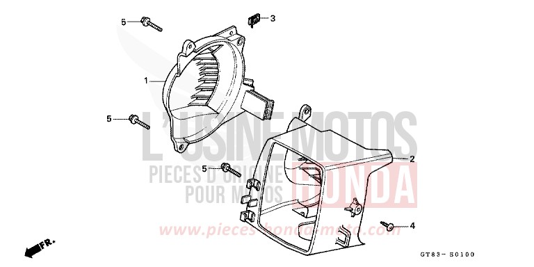 SHROUD/FAN COVER for Wallaroo JACKET GREEN (G134) from 1990