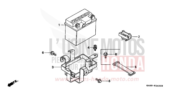 BATTERY for DAX SUMMER BLOND METALLIC (YR129) from 1992
