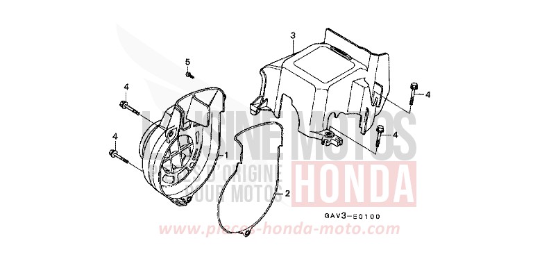 FAN COVER/NOZZLE for BALI BLACK (NH1) from 1995