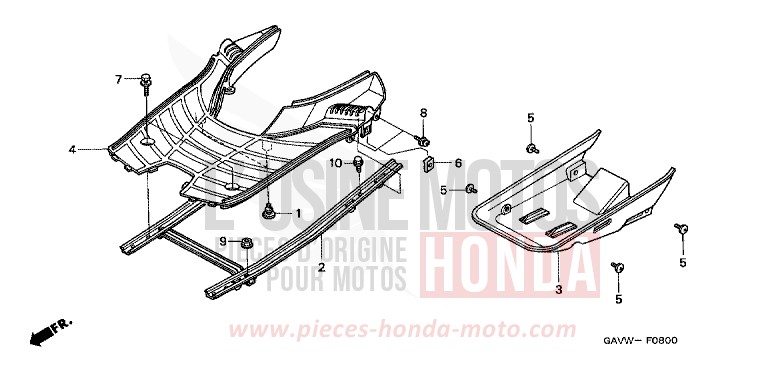 FLOOR PANEL for BALI IMPERIAL MAGENTA (RP156) from 1997