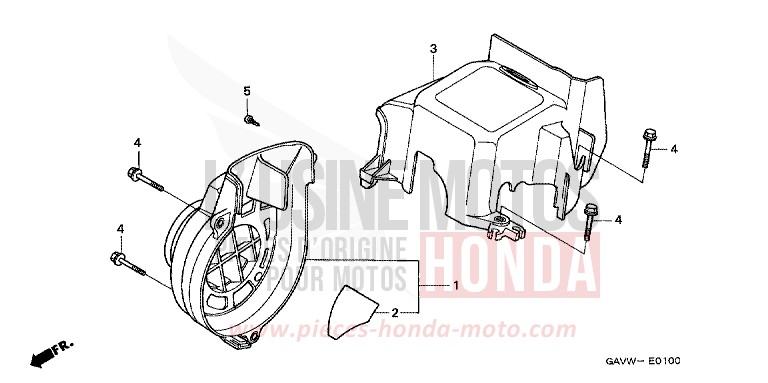 FAN COVER/NOZZLE for BALI PEARL CONIFER GREEN (G161) from 1998