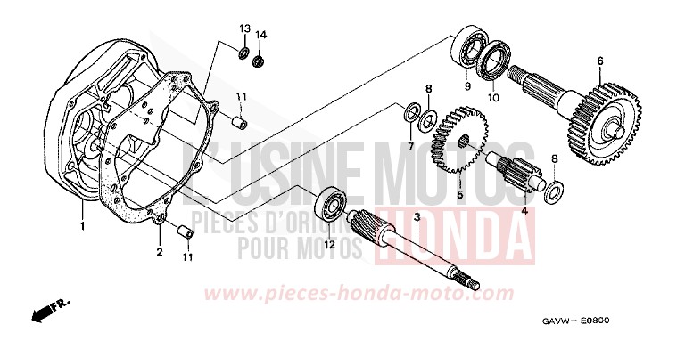TRANSMISSION for BALI PEARL CONIFER GREEN (G161) from 1998