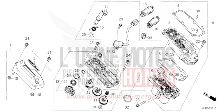CLUTCH ACTUATOR for NX500 GRAPHITE BLACK (NHB01) from 2026