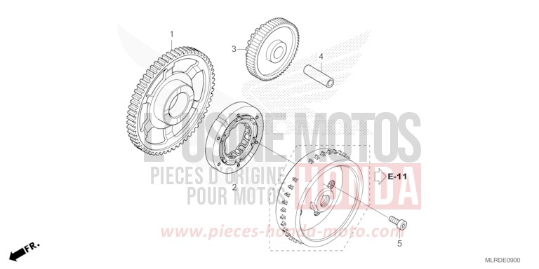 STARTING CLUTCH for NX500 GRAPHITE BLACK (NHB01) from 2026