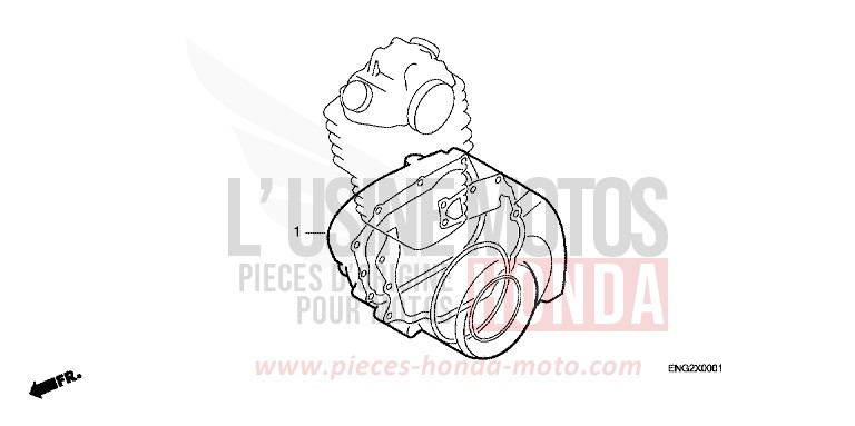 GASKET KIT B for TRANSALP PEARL ATLANTIS BLUE (B142H) from 1994