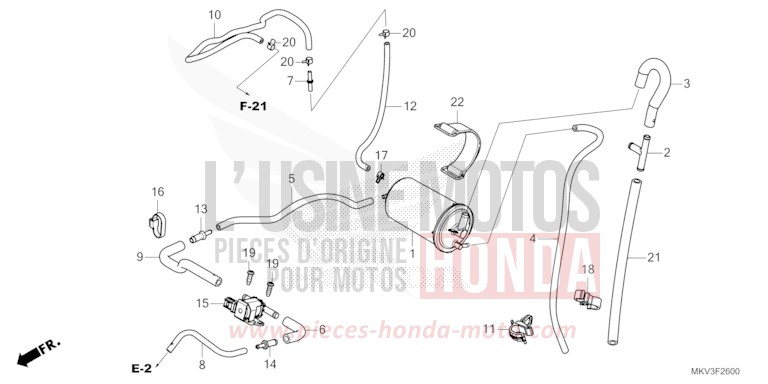 CANISTER for NSS750 GRAPHITE BLACK (NHB01) from 2021