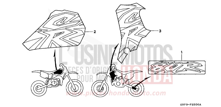 MARK (1) for CR80RB NEUCLEAR RED (R177) from 1996