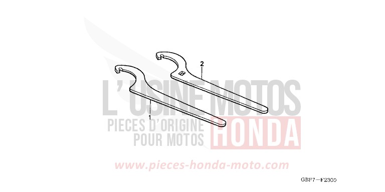 TOOLS for CR85RB EXTREME RED (R292) from 2005