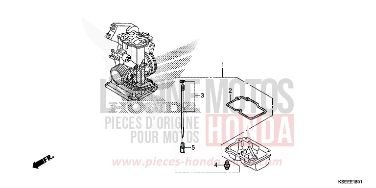 CARBURETOR O.P. KIT for CRF150R EXTREME RED (R292) from 2013