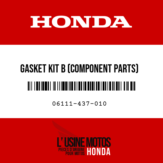 image de 06111-437-010 GASKET KIT B (COMPONENT PARTS)