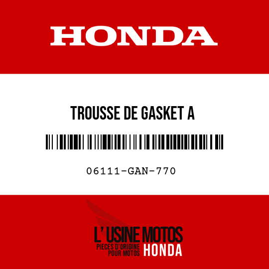 image de 06111-GAN-770 TROUSSE DE GASKET A