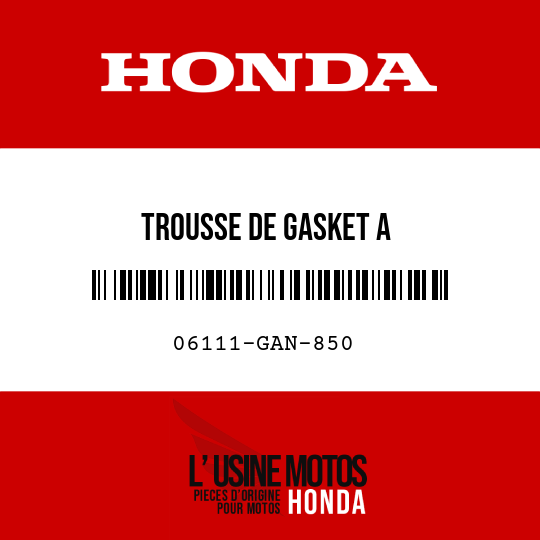 image de 06111-GAN-850 TROUSSE DE GASKET A