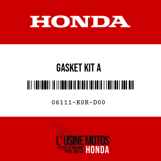 image de 06111-K0R-D00 GASKET KIT A