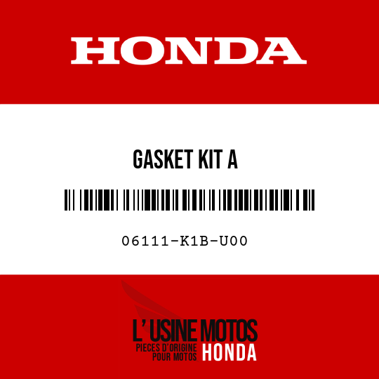 image de 06111-K1B-U00 GASKET KIT A