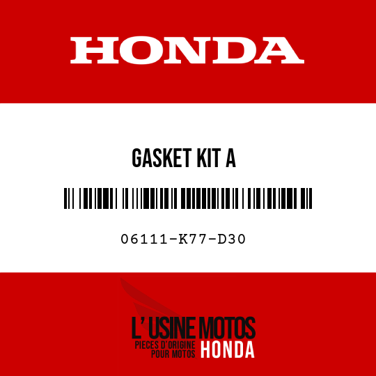 image de 06111-K77-D30 GASKET KIT A