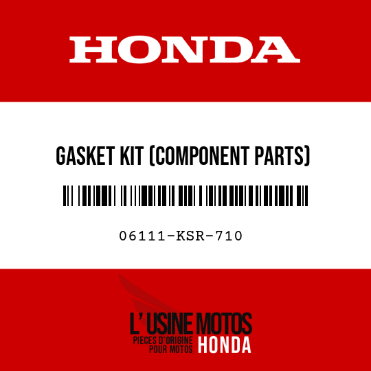 image de 06111-KSR-710 GASKET KIT (COMPONENT PARTS)