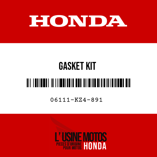 image de 06111-KZ4-891 GASKET KIT