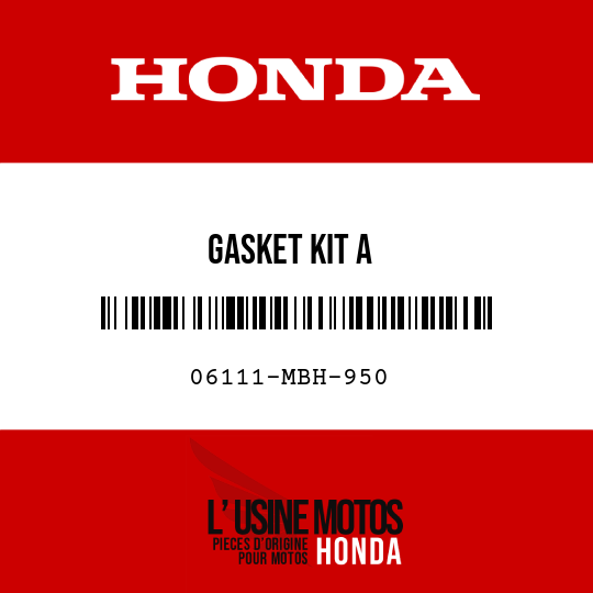 image de 06111-MBH-950 GASKET KIT A