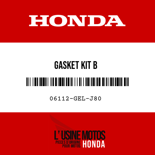 image de 06112-GEL-J80 GASKET KIT B