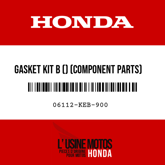 image de 06112-KEB-900 GASKET KIT B () (COMPONENT PARTS)