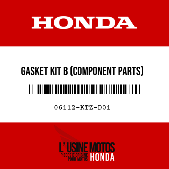 image de 06112-KTZ-D01 GASKET KIT B (COMPONENT PARTS)