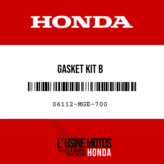 image de 06112-MGE-700 GASKET KIT B