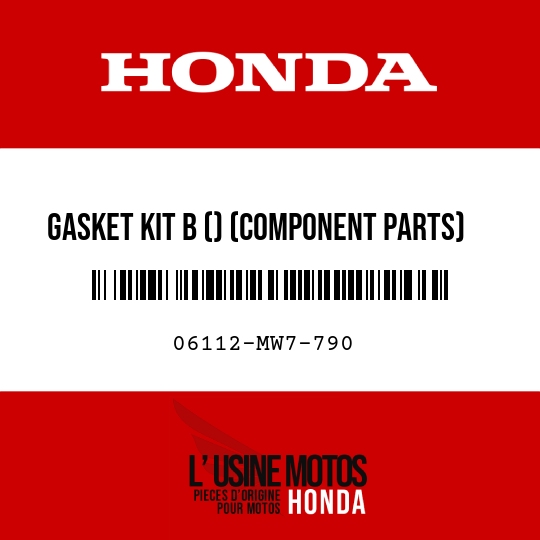 image de 06112-MW7-790 GASKET KIT B () (COMPONENT PARTS)