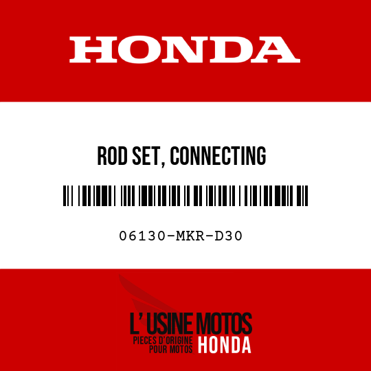 image de 06130-MKR-D30 ROD SET, CONNECTING