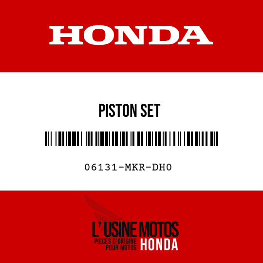 image de 06131-MKR-DH0 PISTON SET