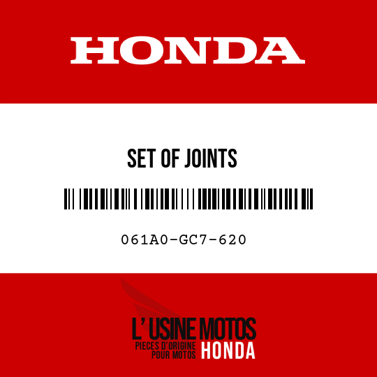 image de 061A0-GC7-620 SET OF JOINTS
