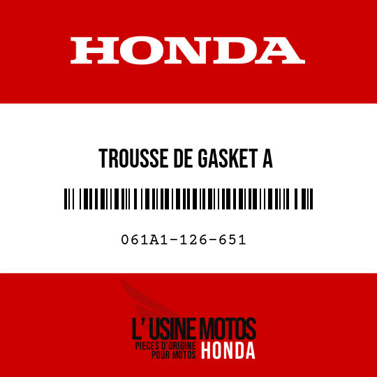image de 061A1-126-651 TROUSSE DE GASKET A
