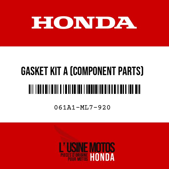image de 061A1-ML7-920 GASKET KIT A (COMPONENT PARTS)