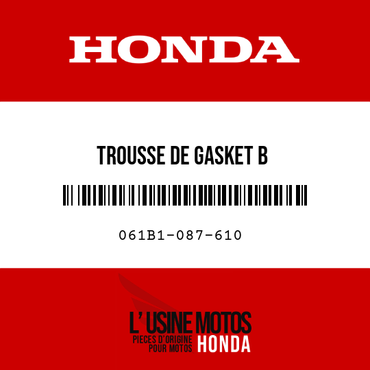 image de 061B1-087-610 TROUSSE DE GASKET B
