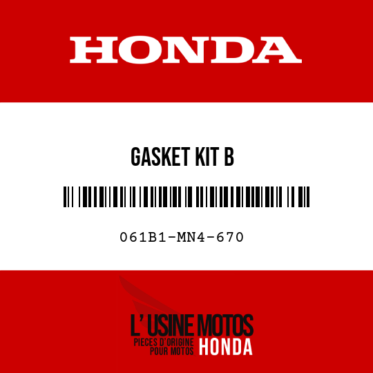 image de 061B1-MN4-670 GASKET KIT B