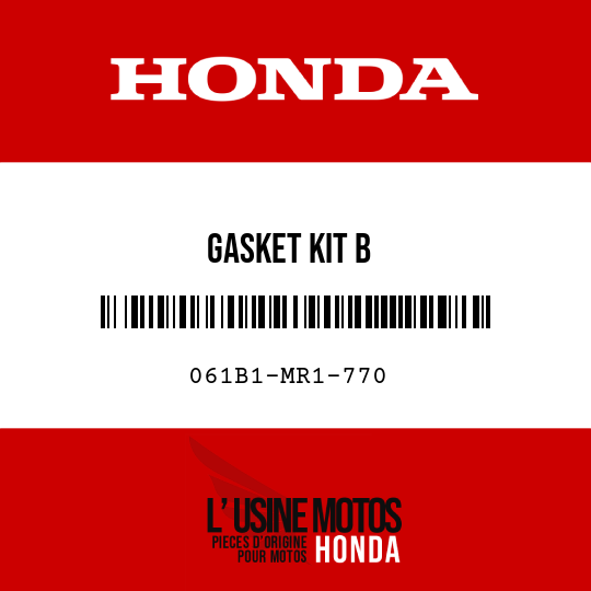 image de 061B1-MR1-770 GASKET KIT B