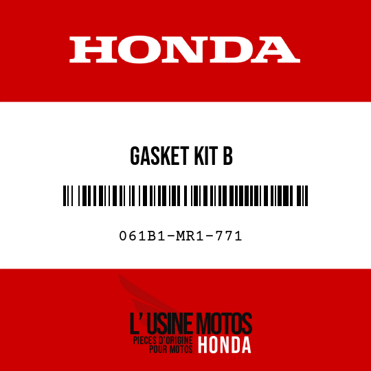 image de 061B1-MR1-771 GASKET KIT B