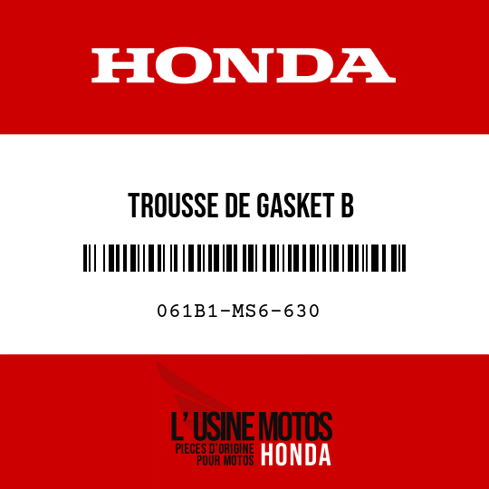 image de 061B1-MS6-630 TROUSSE DE GASKET B