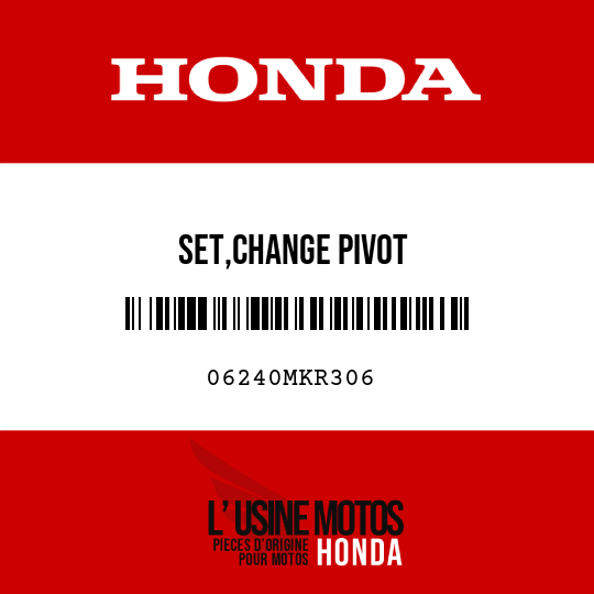 image de 06240MKR306 SET,CHANGE PIVOT