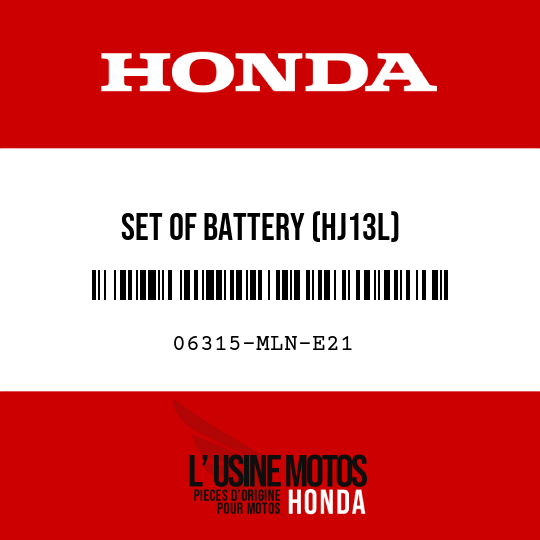 image de 06315-MLN-E21 SET OF BATTERY (HJ13L)