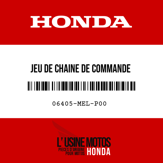 image de 06405-MEL-P00 JEU DE CHAINE DE COMMANDE (DID50VM2-120L)