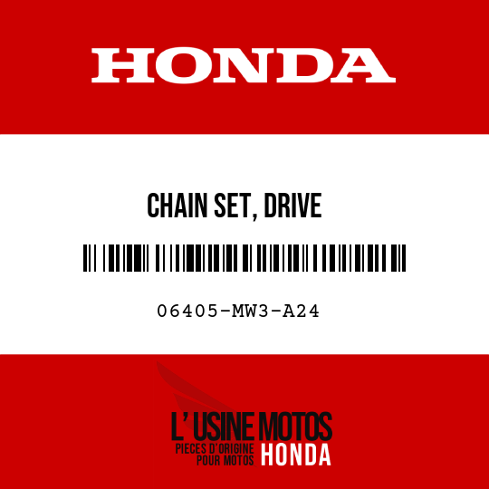 image de 06405-MW3-A24 CHAIN SET, DRIVE (DID525V8-102L-120L)
