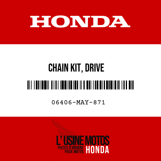 image de 06406-MAY-871 CHAIN KIT, DRIVE