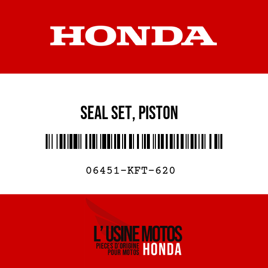 image de 06451-KFT-620 SEAL SET, PISTON