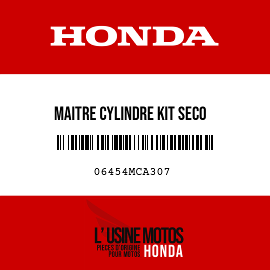 image de 06454MCA307 MAITRE CYLINDRE KIT SECO