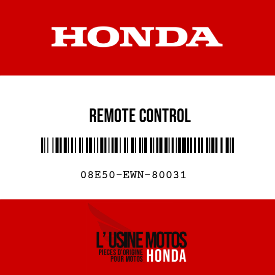 image de 08E50-EWN-80031 REMOTE CONTROL