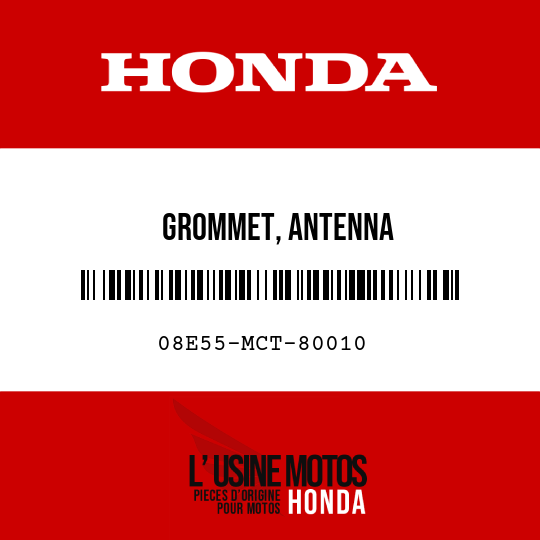 image de 08E55-MCT-80010 GROMMET, ANTENNA