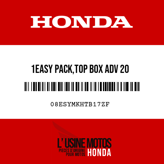 image de 08ESYMKHTB17ZF 1EASY PACK,TOP BOX ADV 20