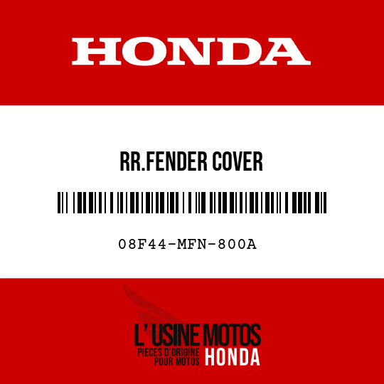 image de 08F44-MFN-800A RR.FENDER COVER