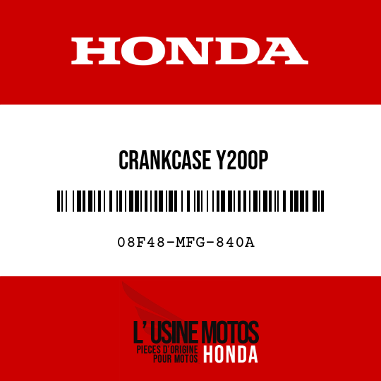 image de 08F48-MFG-840A CRANKCASE Y200P